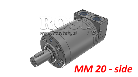 HYDRAULIC MOTOR MM 20 -side