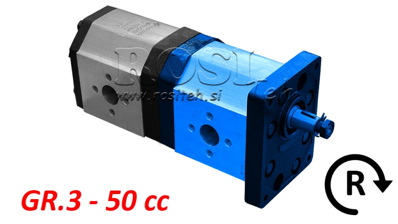 BOMBA HIDRÁULICA 30C50X241 FRONTAL GR.3 50 CC DERECHA