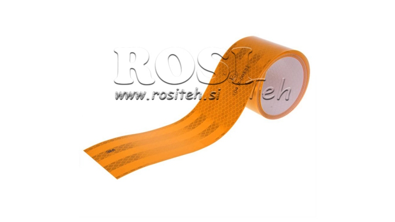 REFLEKTYVINĖ JUOSTA 3M - GELTONA - 1metras