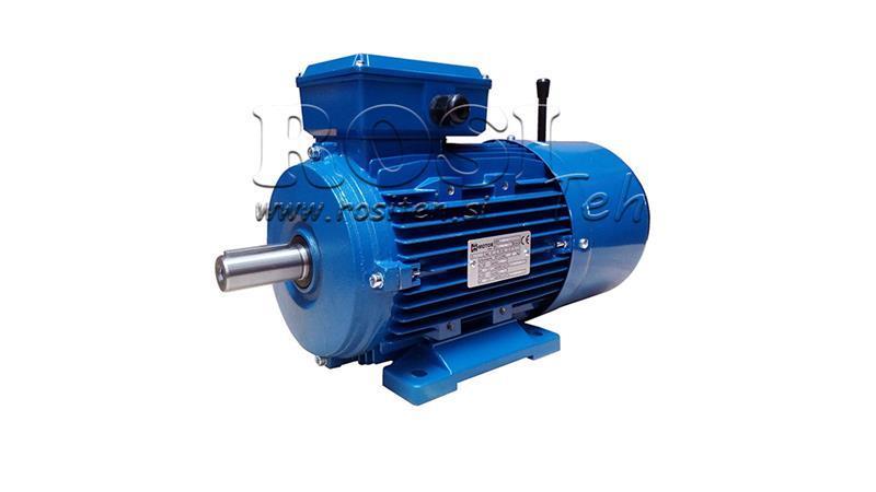 7.5kW-ЕЛЕКТРИЧЕСКИ МОТОР С ТОРМОЗ MSH132M-4_1450rpm 3Фази крака-B3