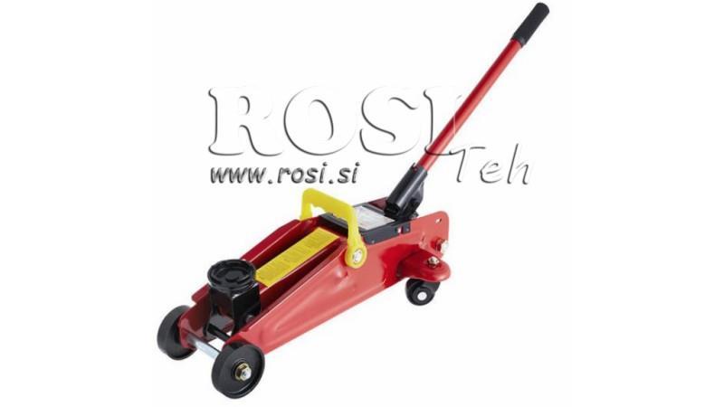 HYDRAULICZNY PODNOŚNIK SAMOCHODOWY NOŻNY NA KOŁACH 2 Tony