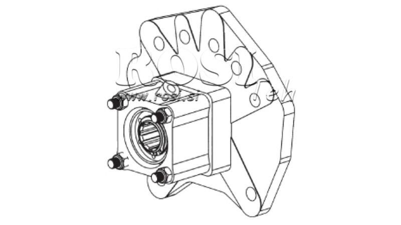 VÝSTUP PRE HYDRAULICKÉ ČERPADLO - MERCEDES G100