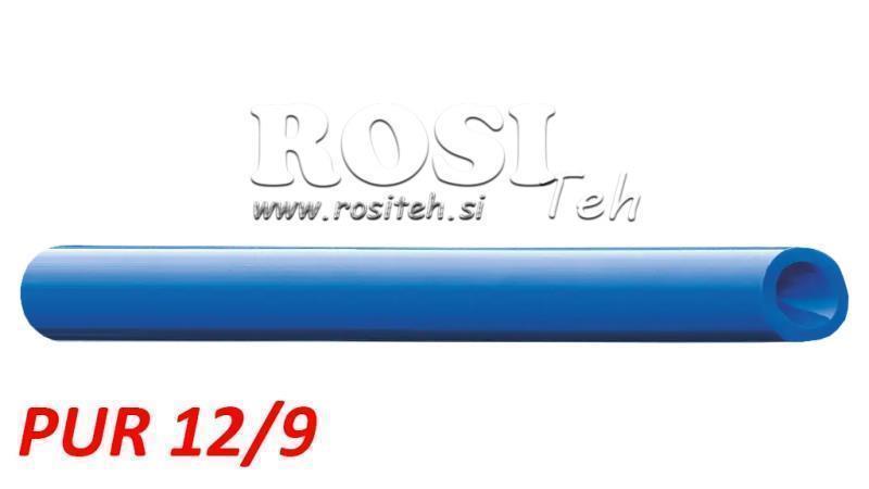 PU 12/9 PUR BLAUER LUFTSCHLAUCH POLYURETHAN