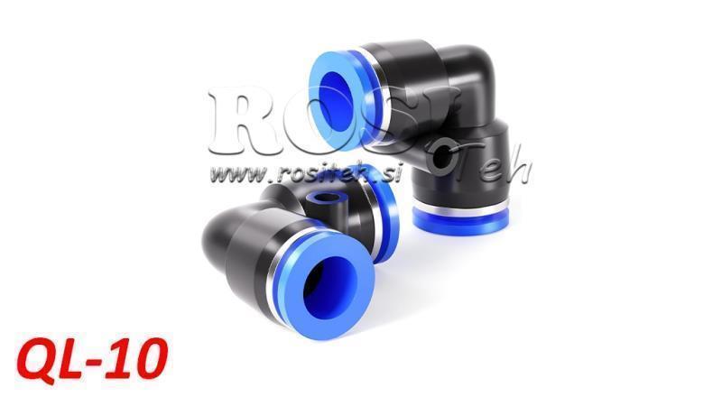 PNEUMATICKÝ ZÁVITOVÝ KONEKTOR TPA BEZ ZÁVITU QL-10