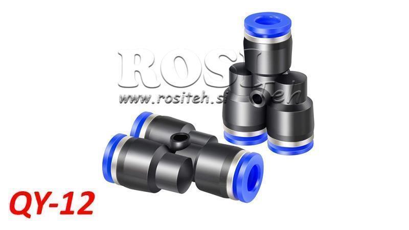 PNEUMAATTINEN PLUG Y KONEKTORI TPA ILMAN KIERRETTÄ QY-12