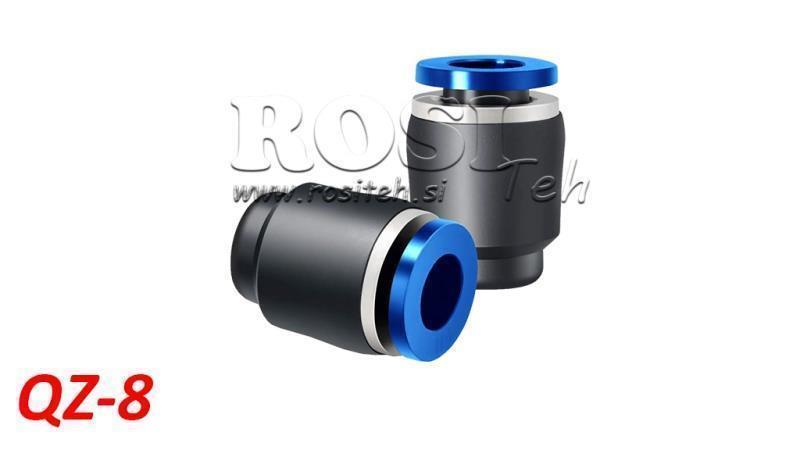 PNEUMATISCHER STECKVERBINDER VERSCHLUSSKAPPE TPA OHNE GEWINDE QZ-8