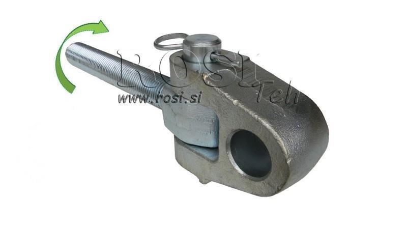 īpašs vītņots āķis vilkšanas ierīcei kategorija 3 M30x3