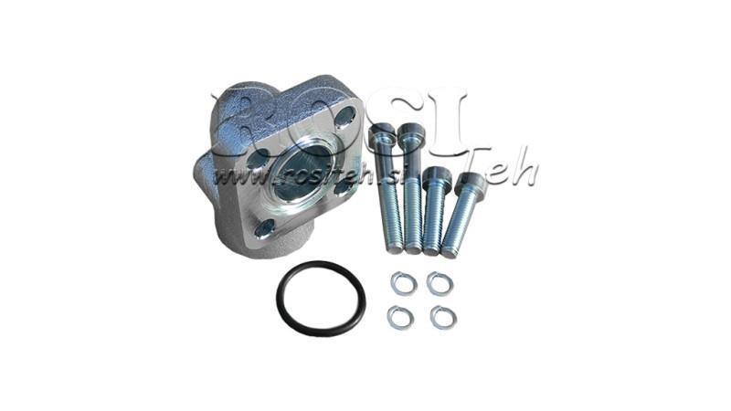 VAMZDIS JUNGIMAS 1/2 - PLOKŠTUS FLANŠAS BOSCH skersmuo 40