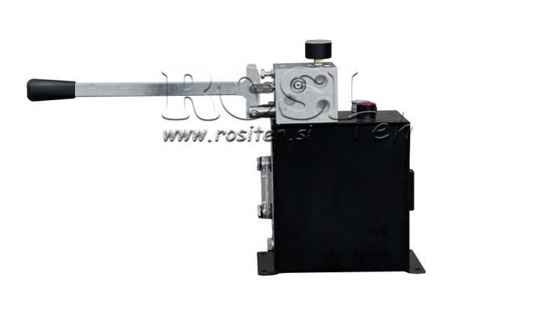 HYDRAULICZNY ZAWÓR AUTOMATYCZNY RVBR DO CYLINDRA SPRĘŻYNOWEGO Z ZBIORNIKIEM I RĄCZKĄ AWARYJNĄ