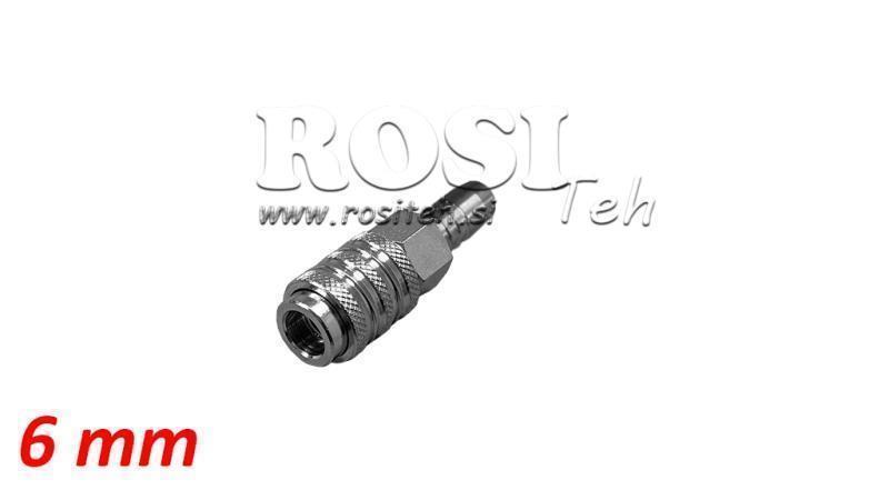 PNEUMATISCHE SCHNELLKUPPLUNG WEIBLICH FICHTE 6mm - DN7.2