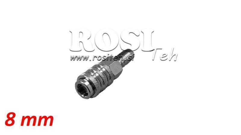 PNEUMATISCHE SCHNELLKUPPLUNG WEIBLICH FICHTE 8mm - DN7.2