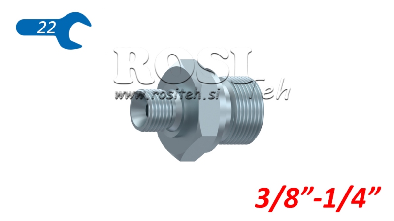 HYDRAULISK REDUCER BSP 3/8-1/4