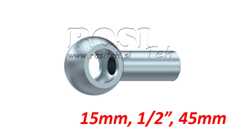 METALNA CIJEV BANJO 1/2 45mm