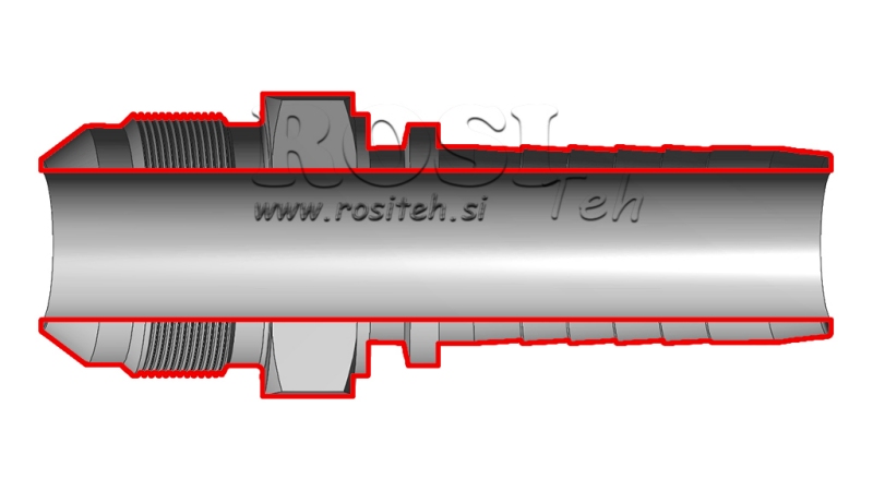HYDRAULISCHE AANSLUITING AGJ JIC74° MAN DN10-7/8”-14