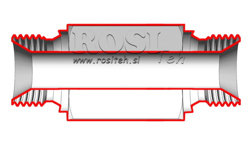 HYDRAULICKÝ ADAPTÉR MUŽ-MUŽ 1/4