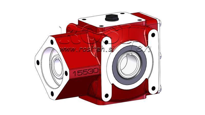 СКОРОСТНА КУТИЯ - СКОРОСТНА КУТИЯ RT100 ЗА ХИДРАВЛИЧЕН МОТОР MP/MR/MS СЪС СЪОТНОШЕНИЕ 3.1:1