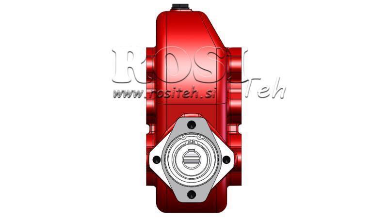 СКОРОСТНА КУТИЯ - СКОРОСТНА КУТИЯ RT190 ЗА ХИДРАВЛИЧЕН МОТОР MP/MR/MS СЪС СЪОТНОШЕНИЕ 10.2:1