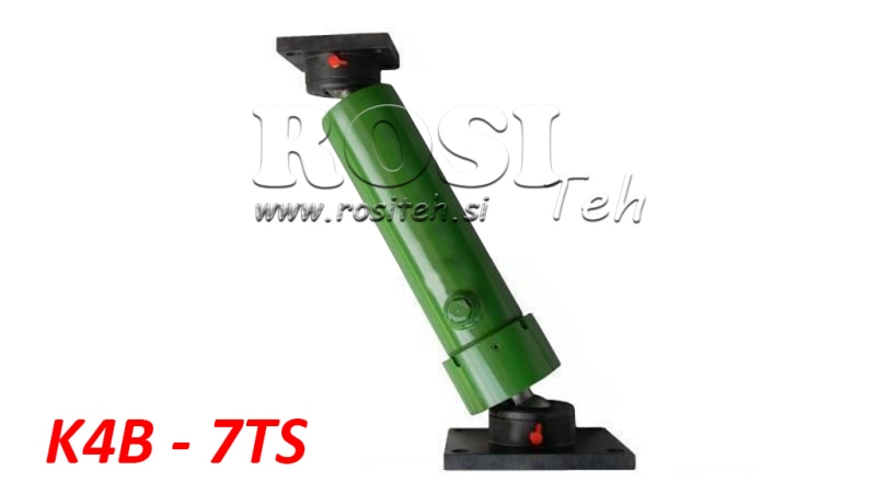 SIŁOWNIK TELESKOPOWY 4 WYSUWY 900MM K4B-7TS