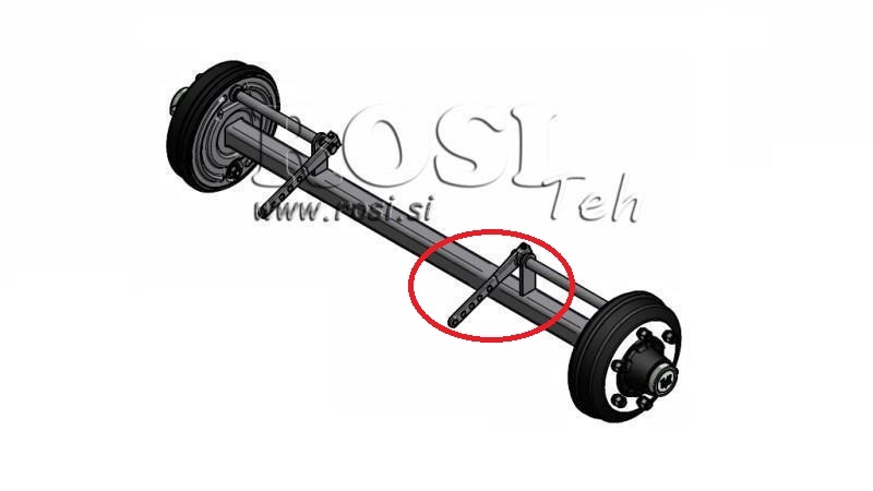 STABDŽIŲ SVERTO TRAUKINIUI AŠIŲ