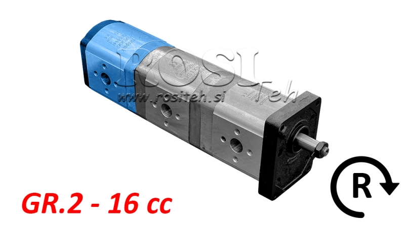 BOMBA HIDRÁULICA 20C16X066 TRASEIRA GR.2 16 CC DIREITA