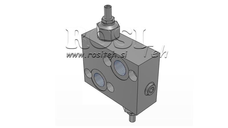 HYDRAULIC PRESSURE REGULATOR 10-180 BAR FOR HYDRAULIC MOTOR MP-MR-MH