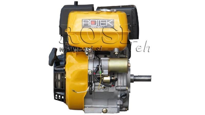 MOTORE BENZINA EG4-420cc-9,6kW-13,1HP-3.600 U/min-E-KW25x88.5-avvio elettrico