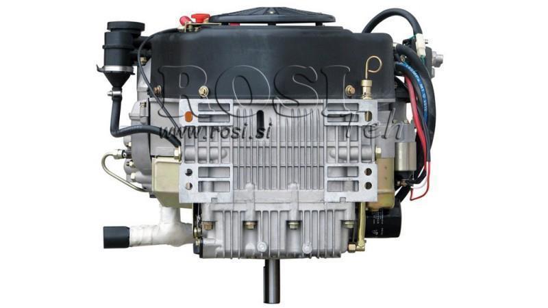 moteur diesel 870cc-15.2kW-3,600 RPM-V-E-KW25.4 (1 pouce)x78.8-démarrage électrique