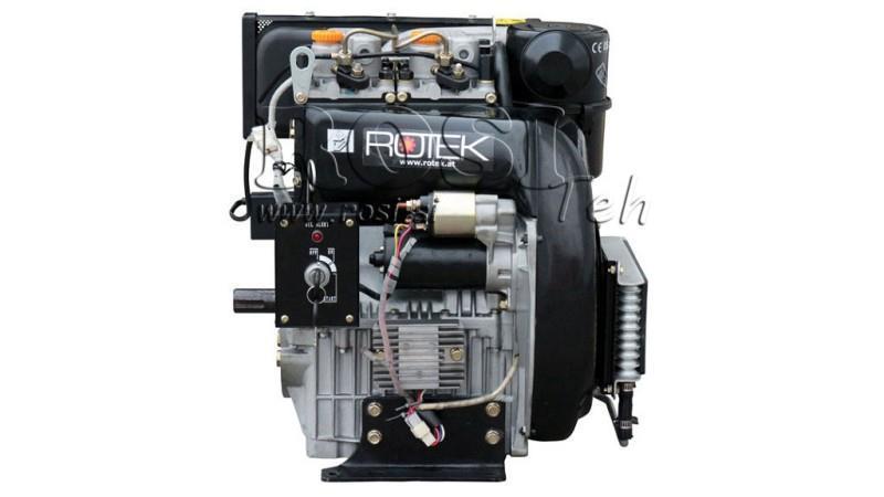 moteur diesel 954cc-12.5kW-3,600 RPM-E-KW32x60-démarrage électrique