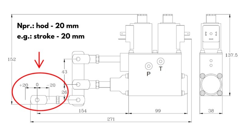 PRODUŽENJE HODA JEDNOG SEGMENTA (12-20 mm) ZA VENTIL