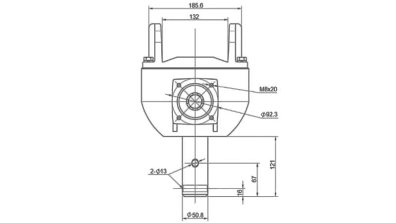 UHLOVÁ PREVODOVKA KSR50 3:1 (50HP-36,7kW)