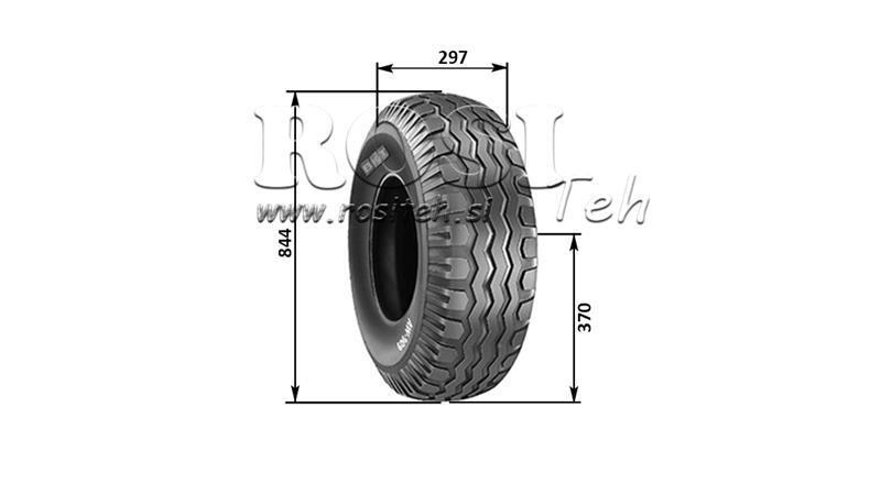 11,5/80-15,3 TYRE AW909 14pl WITH RIM 9,00X15,3