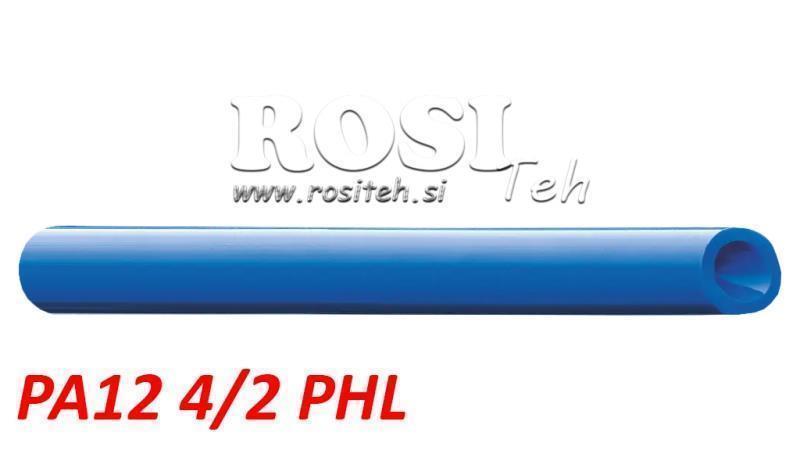 PA 4/2 BLUE AIR HOSE POLYAMIDE DIN73378