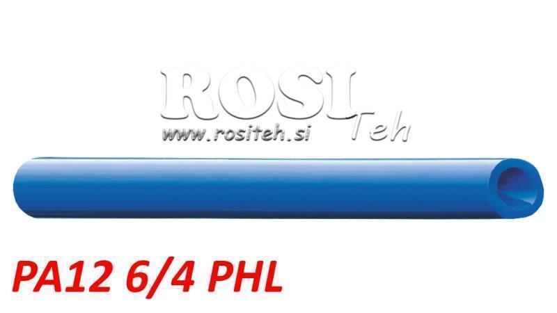 PA 6/4 BLUE AIR HOSE POLYAMIDE DIN73378