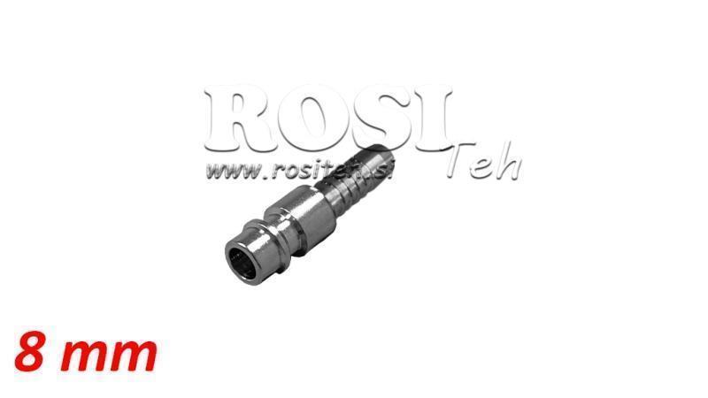 INNESTO RAPIDO PNEUMATICO MASCHIO TUBO 8 mm - DN7,2