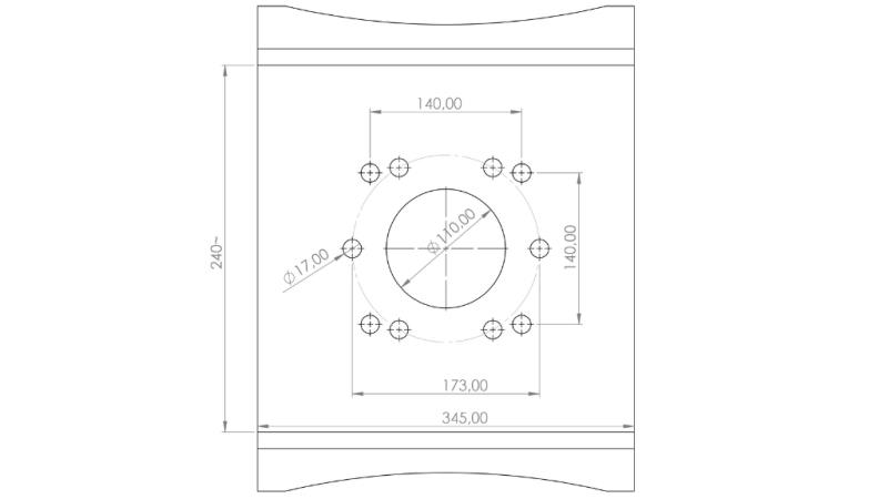 ŠKARE ZA KAMEN BSG 600 TG 2000 kg - 1500 mm