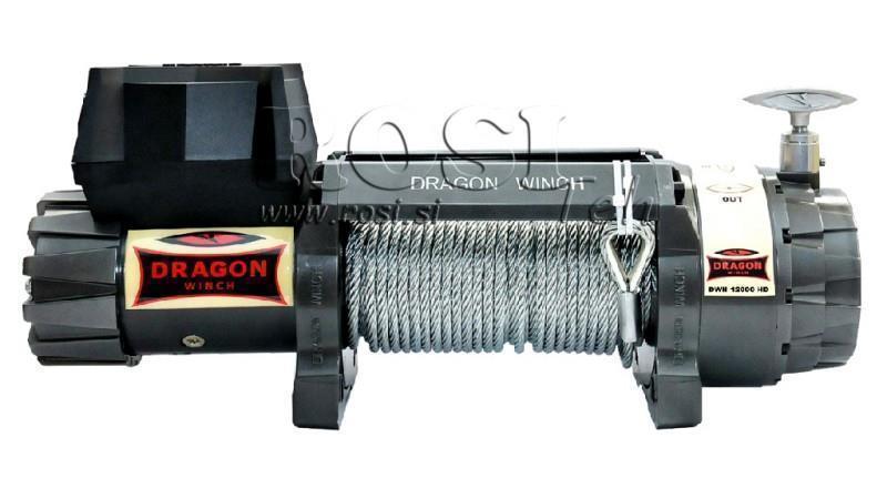 12 V ELEKTRISK WINCH DWH 12000 HD - 5443 kg