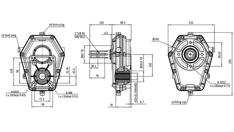 MOLTIPLICATORE GR.3 -1:3,8 UOMO