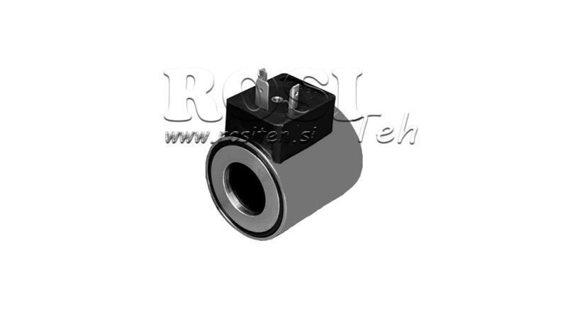 ELEKTROMAGNETNA COIL 12V DC ZA CETOP 3 VENTIL - fi 23.4mm-50.7mm 30W IP65