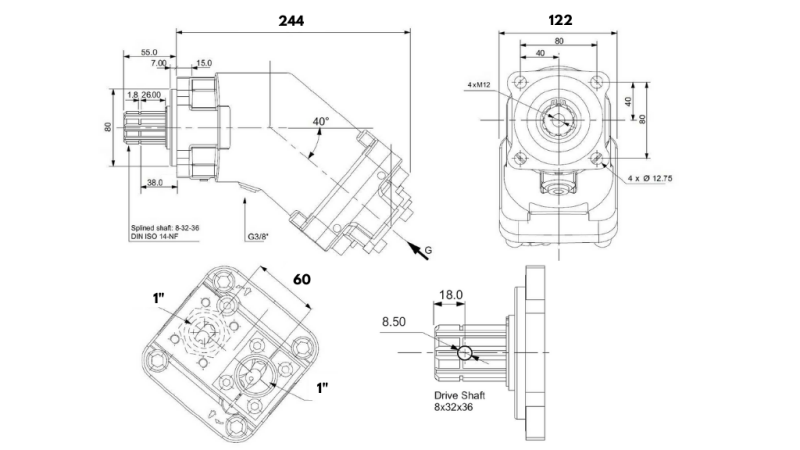 KOLBENPUMPE 130 cc - Banane