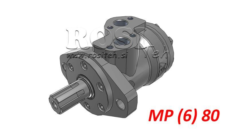 HYDRAULIC MOTOR MP 80 cc - 6 TEETH