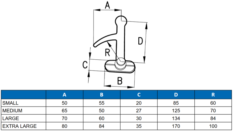 SIDE CLOSURE TYPE LEGERA SMALL RIGHT