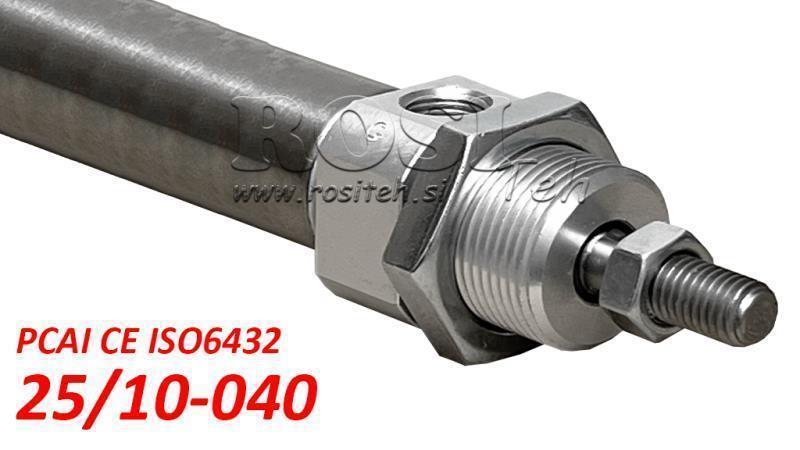 PNEUMATIC CYLINDER PCAI 25/10-040 CE ISO6432