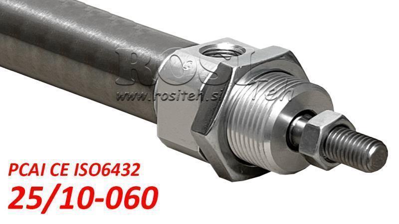 PNEUMATIC CYLINDER PCAI 25/10-060 CE ISO6432