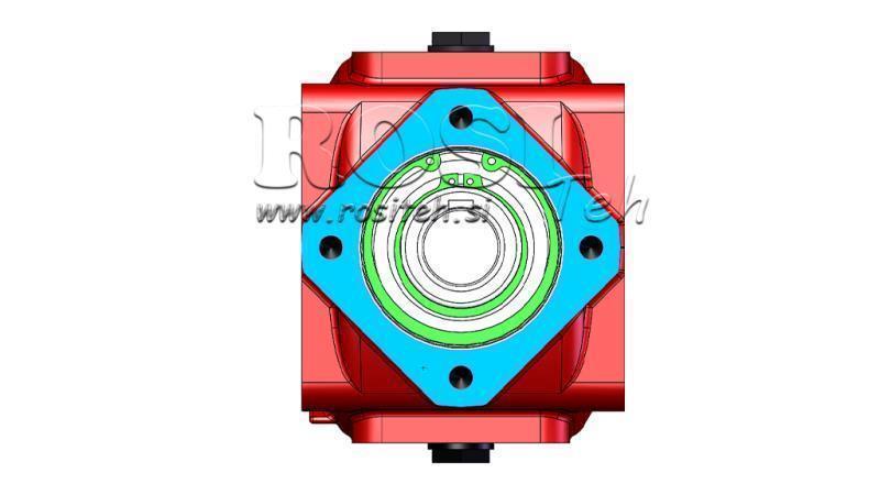 CAIXA DE CÂMBIO - CAIXA DE CÂMBIO RT100 PARA MOTOR HIDRÁULICO MP/MR/MS RAZÃO 3.1:1