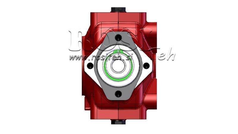 RIDUTTORE - MOLTIPLICATORE RT120 PER MOTORE IDRAULICO MP/MR/MS relazioni 4,1:1