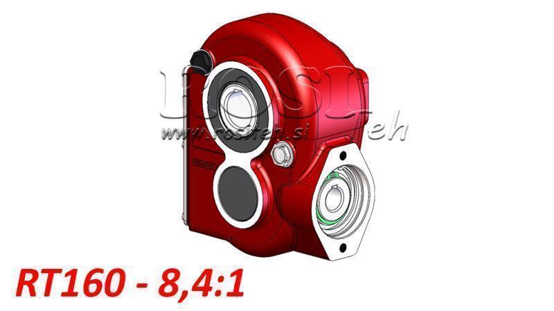 REDUCTOR - MULTIPLICATOR RT160 FOR HYDRAULIC MOTOR MP/MR  gear ratio 8,4:1