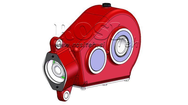 REDUCTOR - MULTIPLICATOR RT200 FOR HYDRAULIC MOTOR MP/MR gear ratio 16,4:1