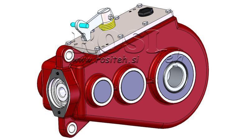 GIRKASSE - GIRKASSE RT4002V FOR HYDRAULISK MOTOR MP/MR FORHOLD 35.2:1 FORHOLD 17.8:1