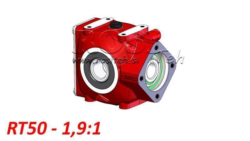 REDUKTOR - SZOROZÓ RT50 HIDRAULIKUS MOTOR MP/MR/MS arány 1,9:1