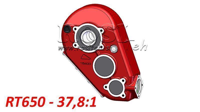 REDUCTOR - MULTIPLICATOR RT650 FOR HYDRAULIC MOTOR MP/MR/MS gear ratio 37,8:1